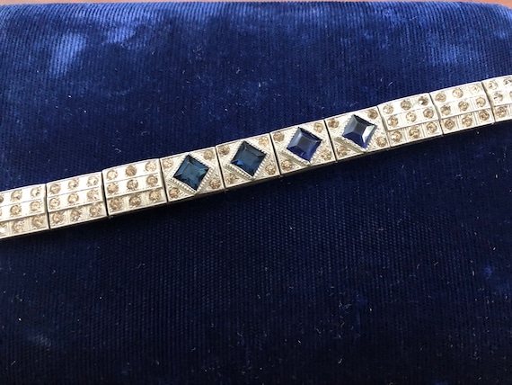 Antique Art Deco bracelet. Allco. Flapper style