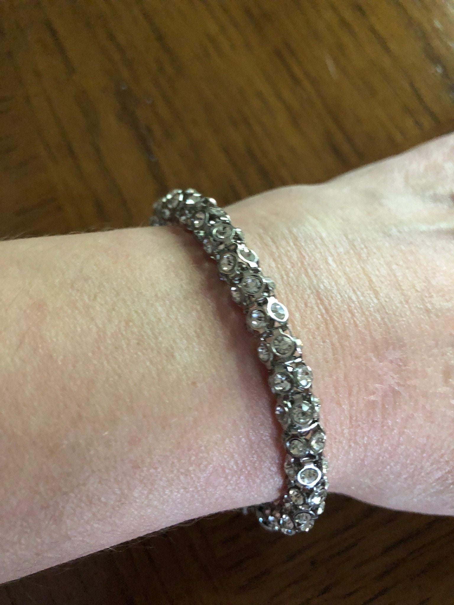 新しいコレクション 1960s Bracelet, Vintage Rhinestone. Condition Great 小物