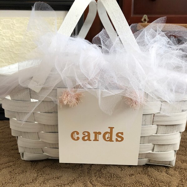 Wedding Card Basket Etsy