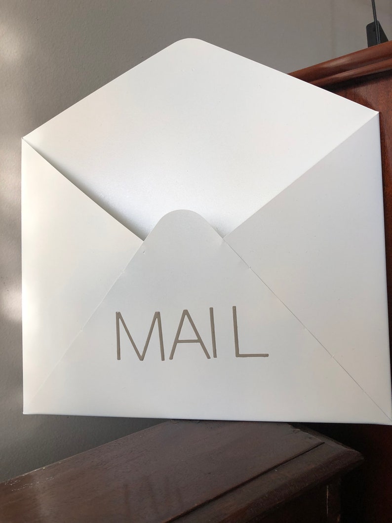 Wall Mail Holder Minimalistic Letter Holder Has Hanging Hook Etsy