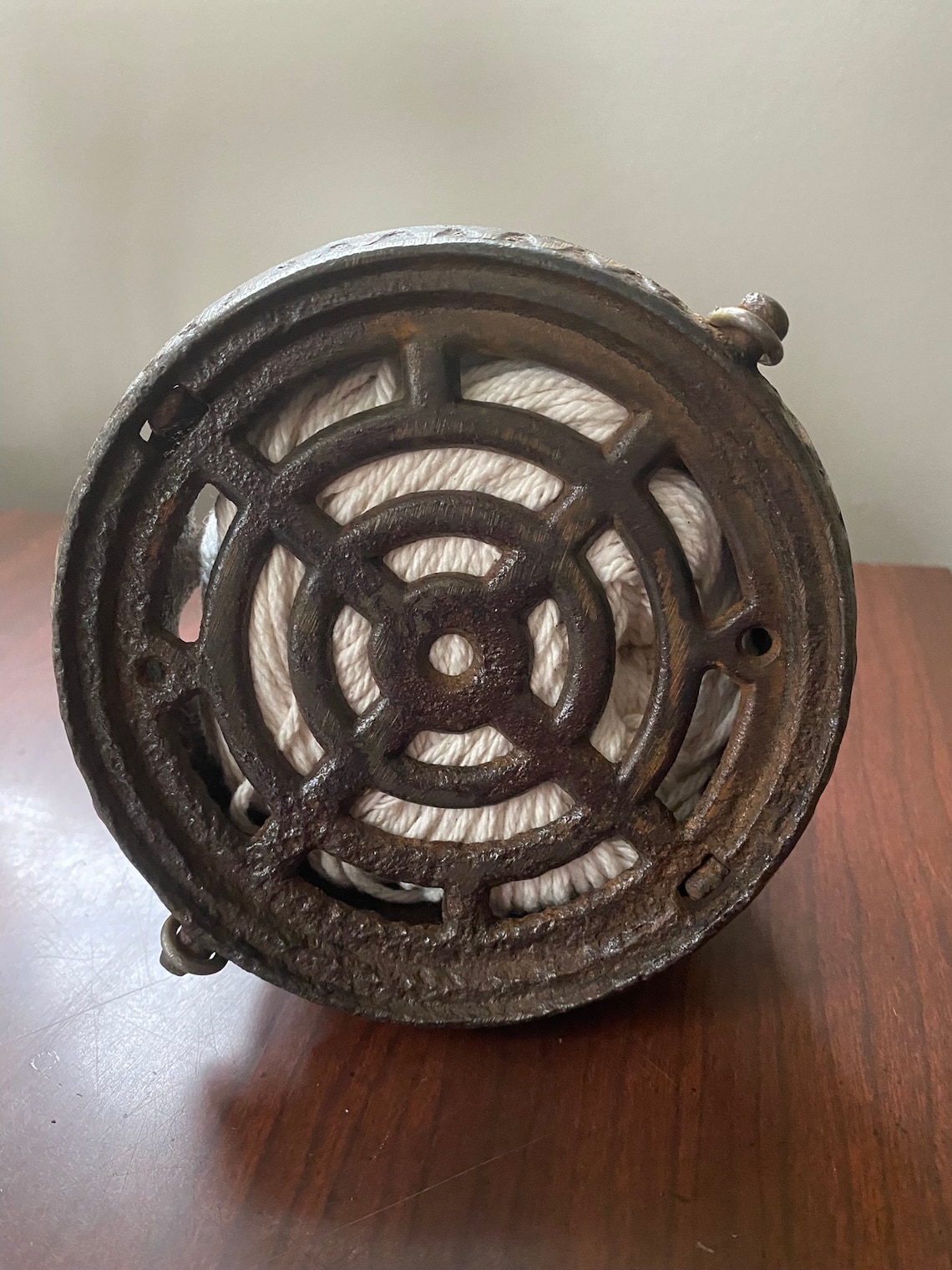 Antique Cast Iron String Holder Beautiful and Useful Old Etsy