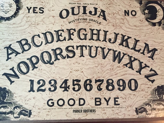 Vintage Ouija mystificateur Oracle, William Fuld jeu de société, Parker Brothers, Inc. Vintage Ouija mystificateur Oracle, William Fuld jeu de société, Parker Brothers, Inc.