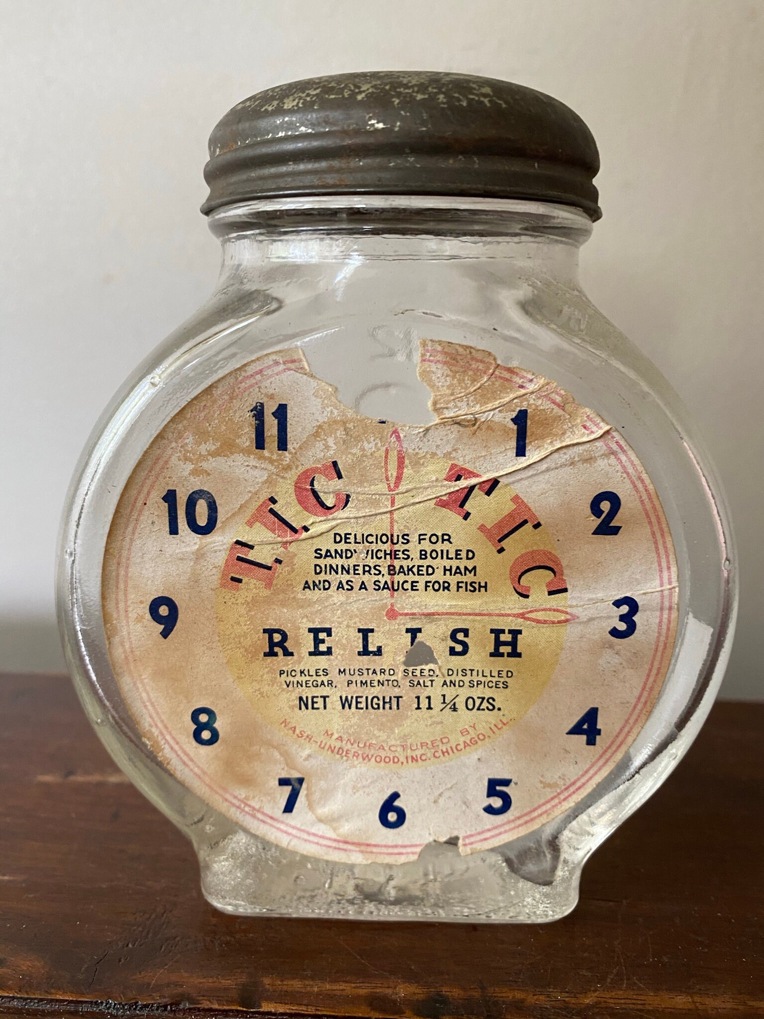 Antique 1916 Jar. Patented Design Relish Jar From Nash Etsy