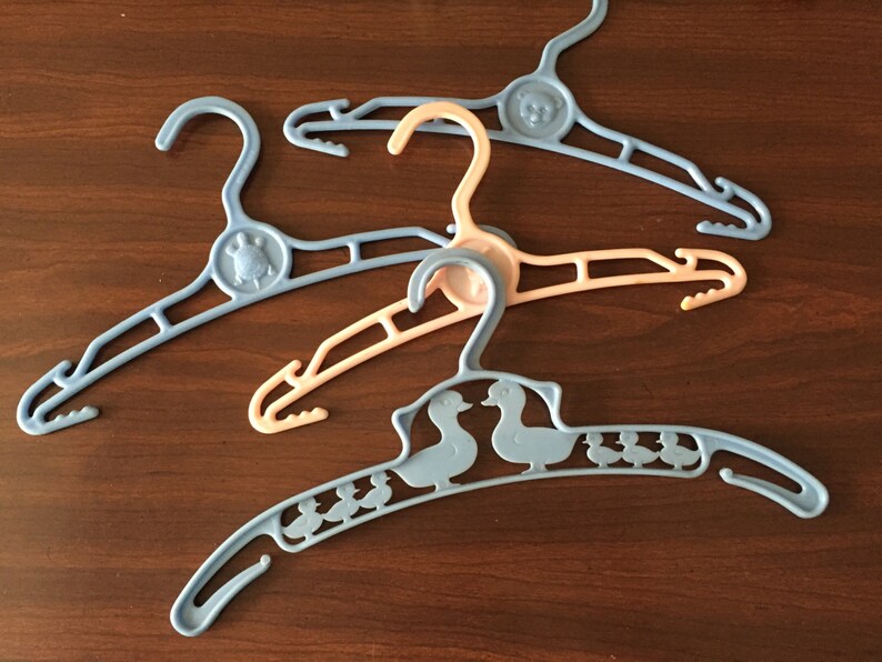 Vintage baby hangers cute pastel nursery colored mini Etsy