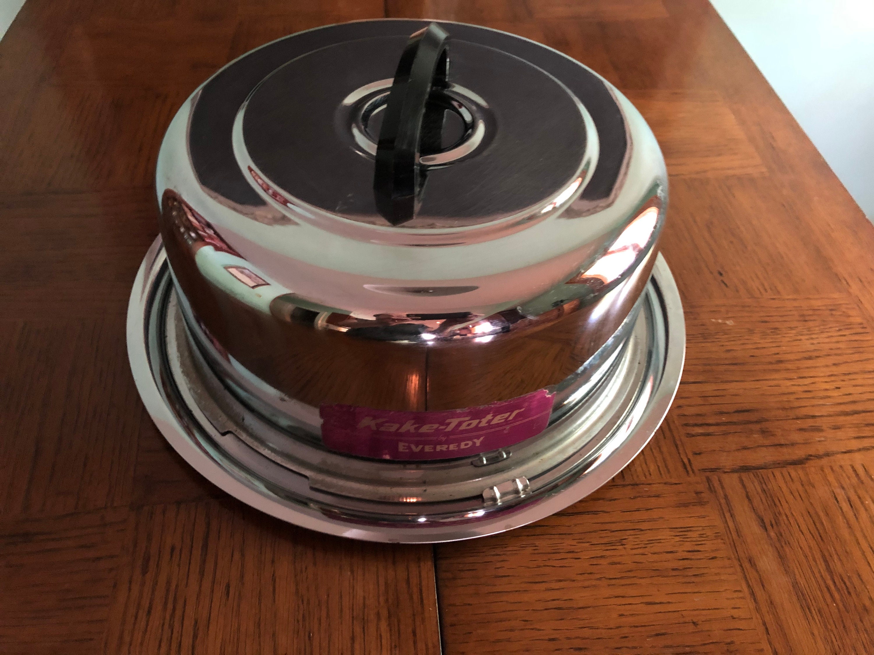 Vintage Stainless Steel Cake Carrier. 1950 Everedy Company. It Etsy