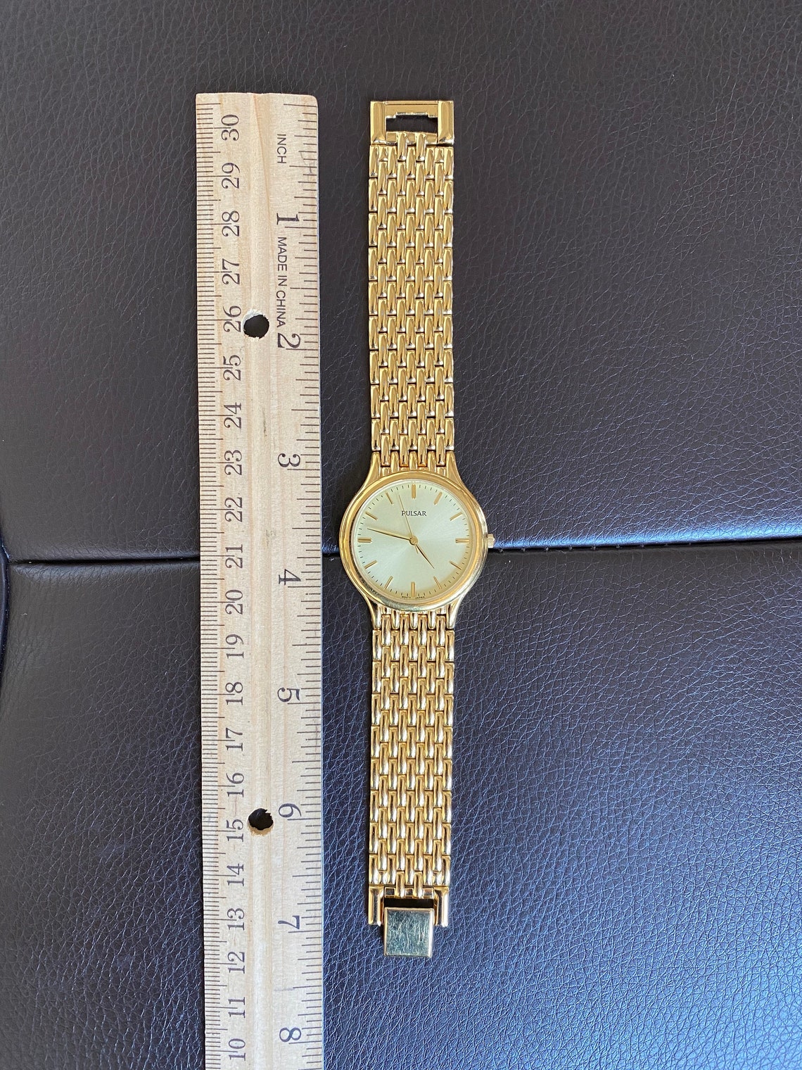 Vintage Pulsar V701 X247Gold Plated Stainless Steel Watch | Etsy