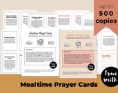 Mealtime Prayer Cards -- Up to 500 Copies