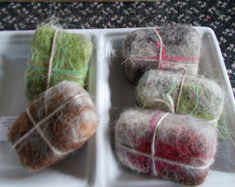 Llama Felted Goat-Milk Soap - Hand-Made