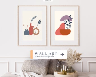 Beige abstracte bladillustratie canvasafdrukken