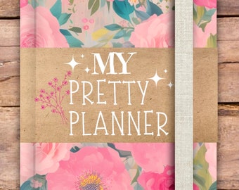 Mijn mooie planner | Digitale planner van 40 pagina's met klikbare tabbladen | 5 hoezen | Afdrukbare pdf-bestand GoodNotes iPad