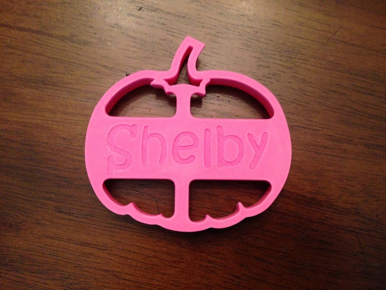 Fall Pumpkin Personalized Cookie Cutter image 1