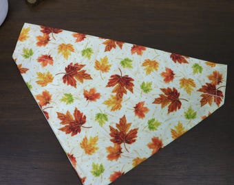 Autumn Dog Bandana (Over the Collar) - Colorful Leaves