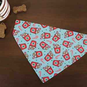 Christmas Dog Bandana Personalized (Over the Collar) - Christmas Sweet Treats Bandana // Cat Bandana // Winter bandana // Gift for Pet