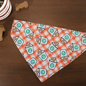 Fall Dog Bandana Personalized (Over the Collar) - Fall Sweet Treat Bandana // Cat Bandana // Autumn bandana // Gift for Pet
