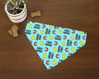 Easter Dog Bandana (Over the Collar) - Easter Bandana // Chick Magnet // Easter Cat Bandana // Gift for Pets // Slip on Bandana
