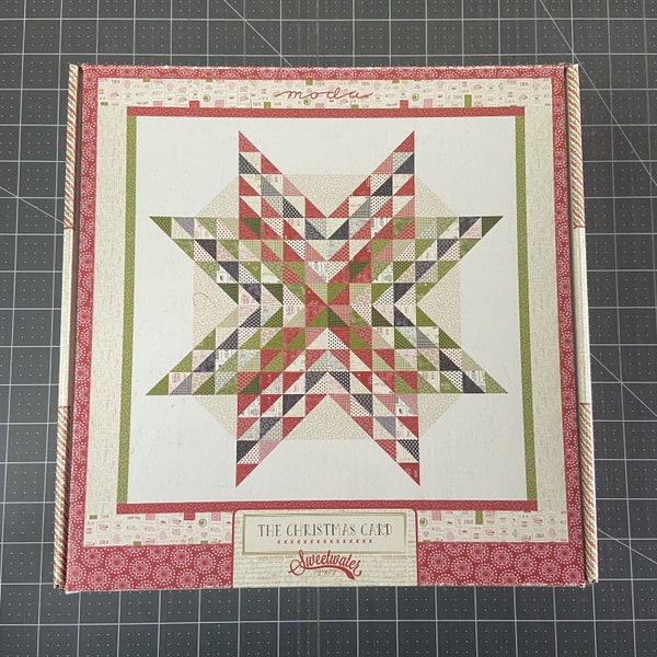 Moda Tis the Season Boxed Kit featuring Christmas Card fabric by Sweetwater