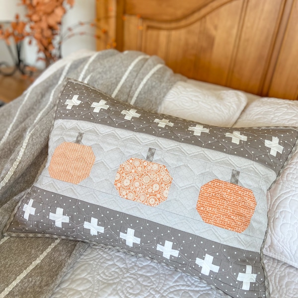 DIGITAL Pattern: Plus a Pumpkin (pillow)