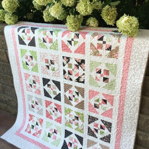 DIGITAL Pattern: Window Garden (Layer Cake Quilt)