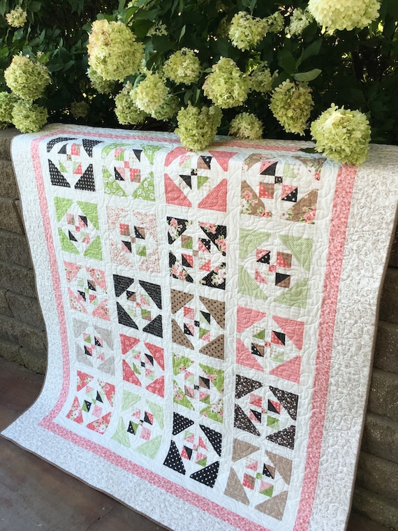 DIGITAL Pattern: Window Garden (Layer Cake Quilt)