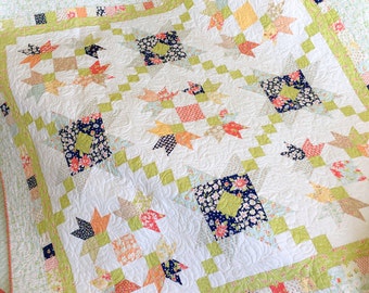 DIGITAL Pattern: Purely Petals (Charm Pack Quilt)