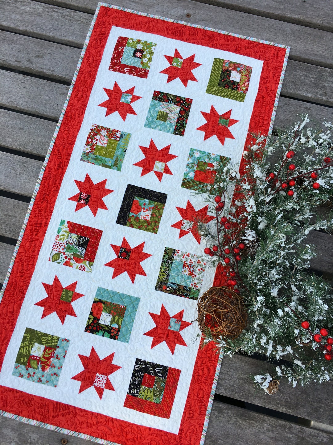 Starry Pattern Pack DIGITAL Pattern: Starry Way (charm Pack Runner) - Etsy