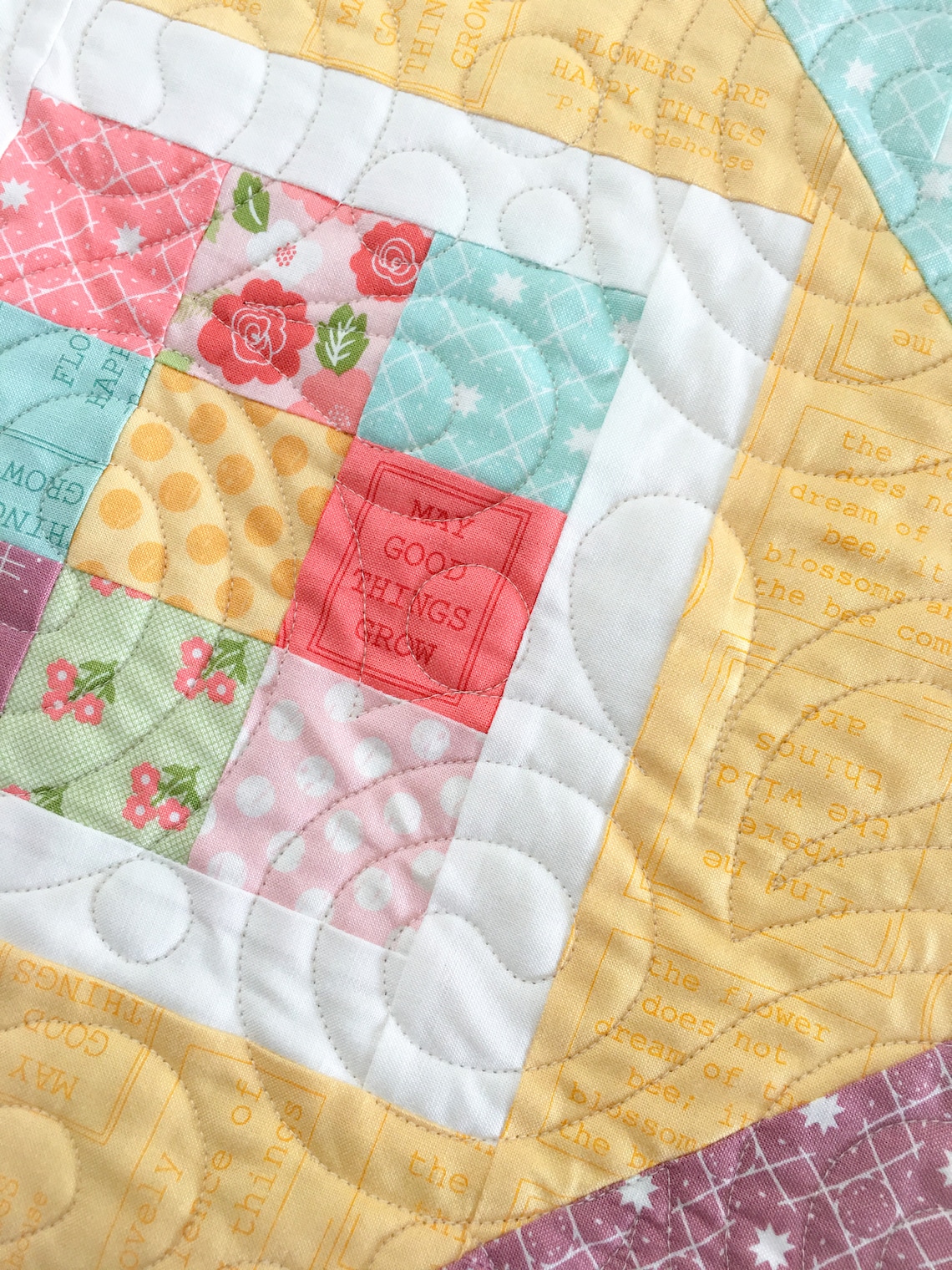 DIGITAL Pattern 9 Patch Pivot Fat Quarter Quilt Etsy