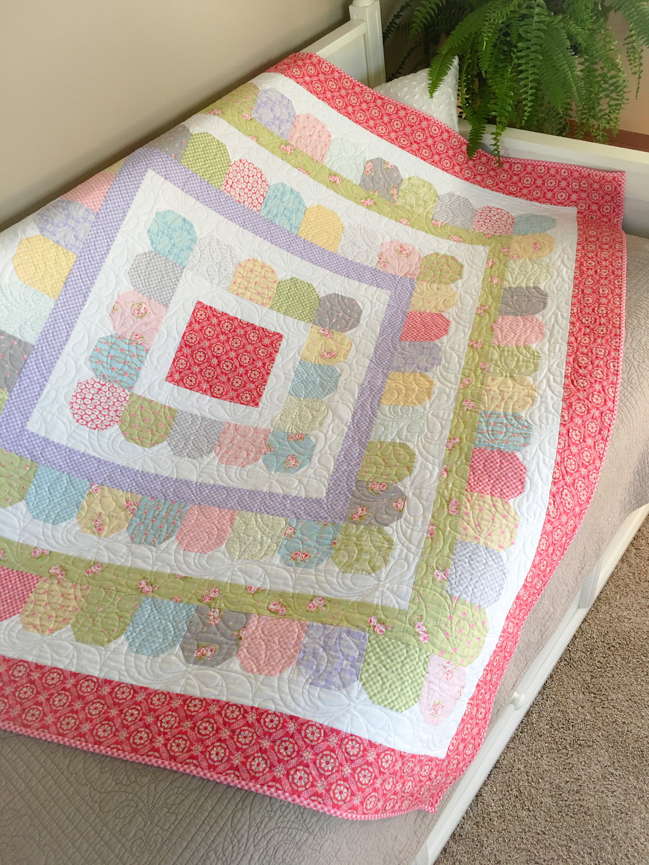 DIGITAL Pattern: Gumdrops (Layer Cake Quilt)