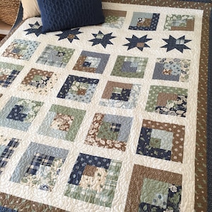 DIGITAL Pattern: Star Watch (Jelly Roll Quilt)