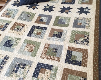DIGITAAL patroon: Star Watch (Jelly Roll Quilt)