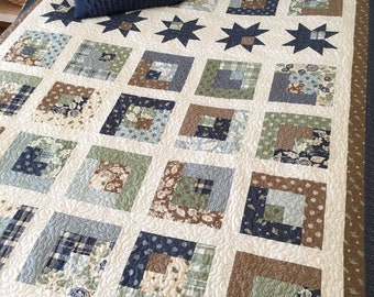 DIGITAL Pattern: Star Watch (Jelly Roll Quilt)