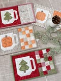 DIGITAL Pattern: Holiday Latte Mug Rugs