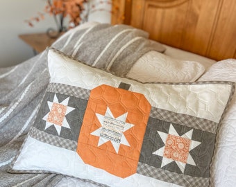 DIGITAL Pattern: Dreamy Pumpkin (pillow)