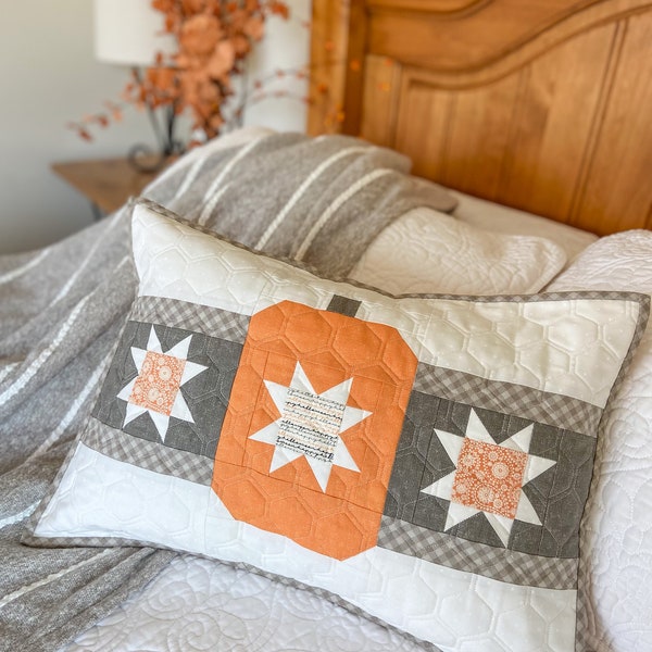 DIGITAL Pattern: Dreamy Pumpkin (pillow)