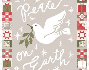 KIT: Christmas Morning Peace on Earth quilt kit