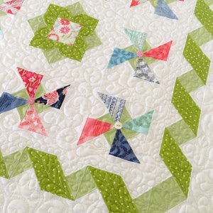 DIGITAL Pattern: Summer Breeze Mini Charm Pack Quilt image 2