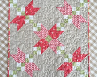 PAPER Pattern: Crossing Petals Mini Quilt