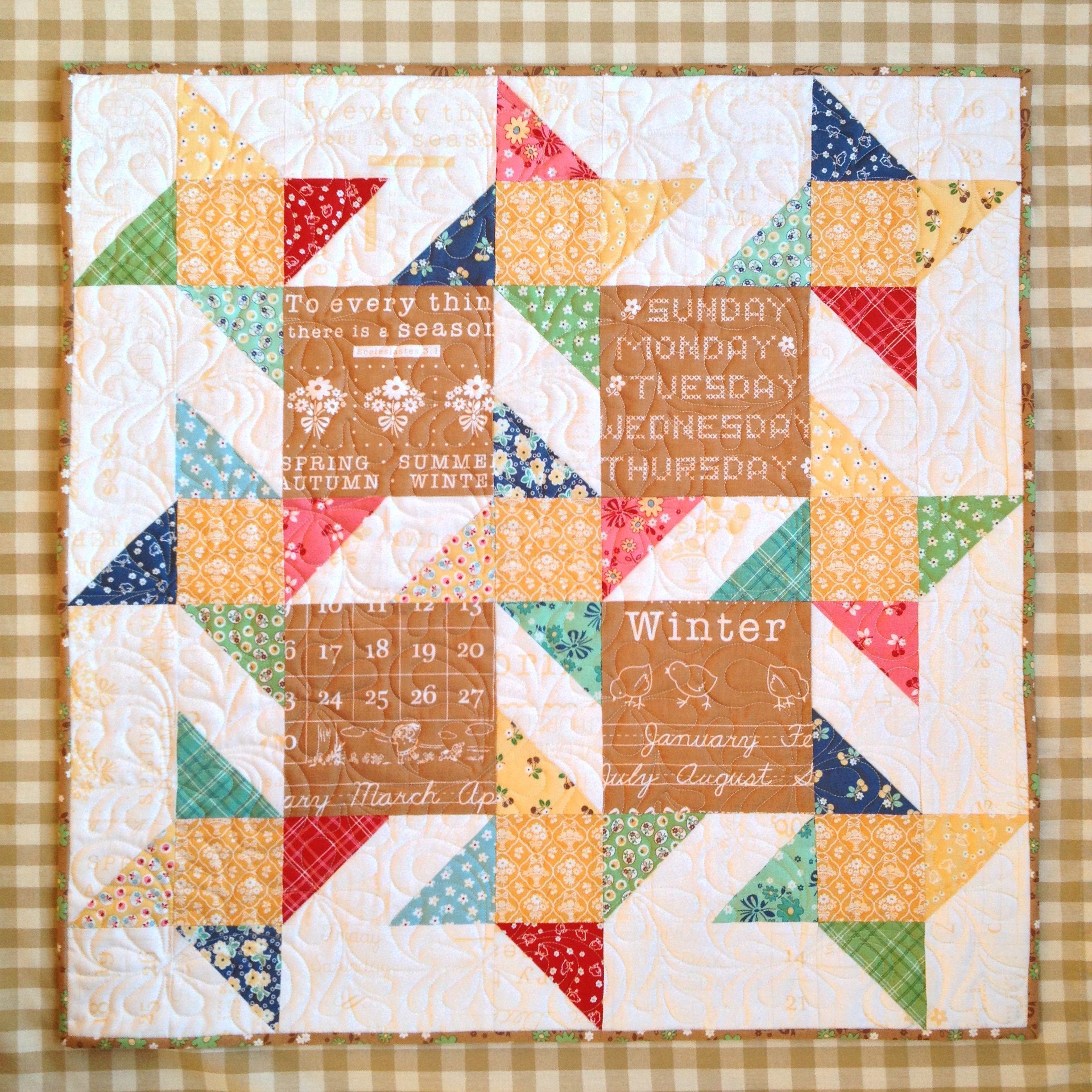 Cross Check and Single Burst Mini Quilts Digital Quilt Pattern