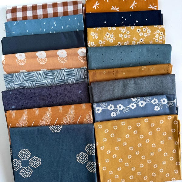 Autumn fat quarter bundle (16 fat quarters)