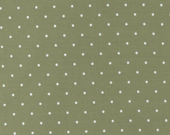 Christmas Eve Christmas in Merry Dots (Pine 5187-15) by the half yard