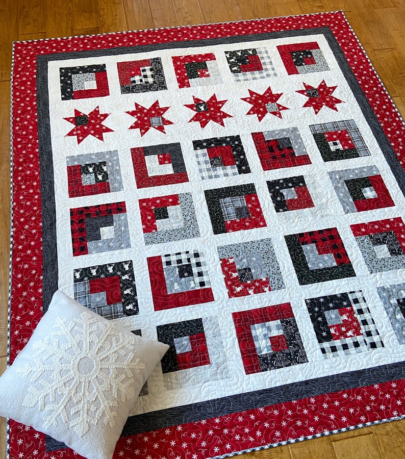DIGITAL Pattern: Star Watch (Jelly Roll Quilt) image 8