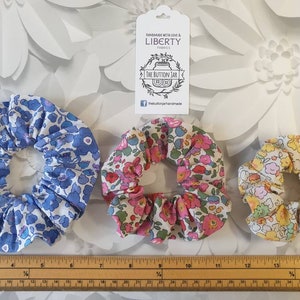 Liberty Capel Mustard or Navy Fabric Scrunchie3 Sizes or Bow - Etsy