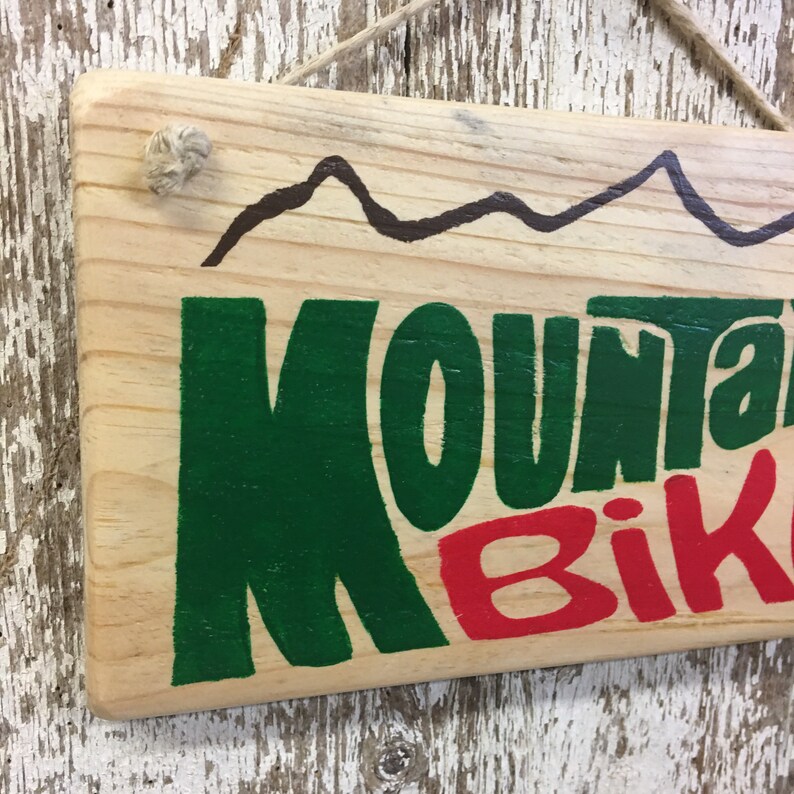 Mountain Bike Signs Mountain Biker Gifts Biking Sign ...