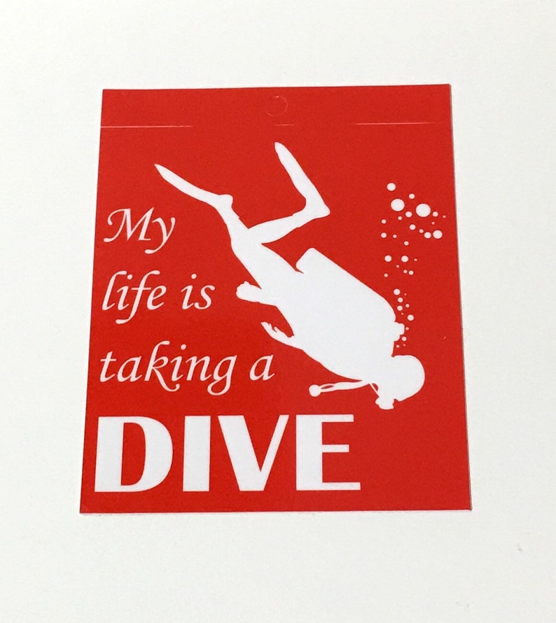 Funny Scuba Diving Stickers for Car Scuba Tanks Scuba Divers Etsy