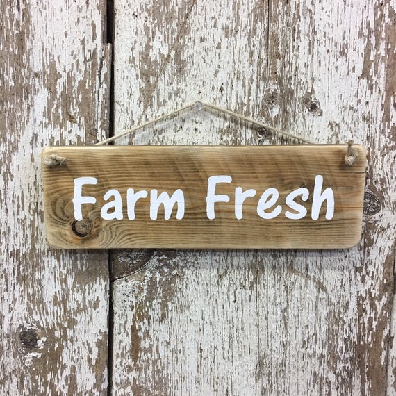 Farm Signs Farm Fresh Sign Farm Fresh Wood Signs Produce For Etsy
