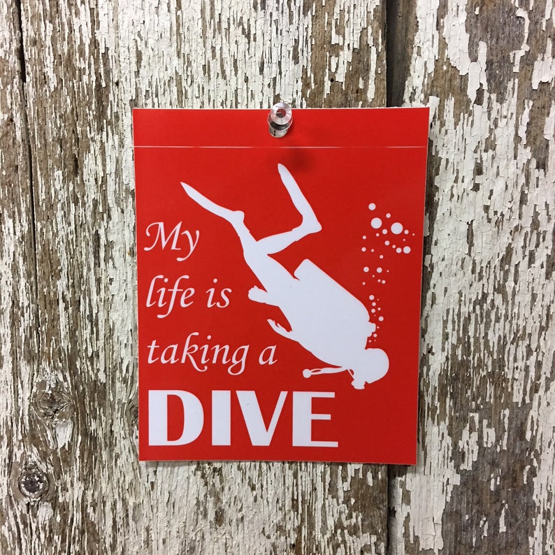 Funny Scuba Diving Stickers for Car Scuba Tanks Scuba Divers Etsy