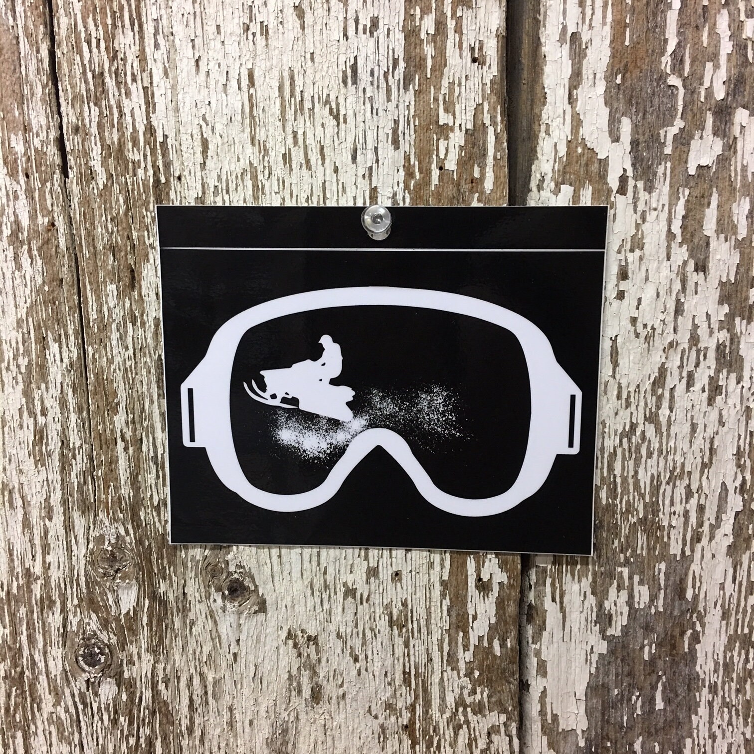 Snowmobile Sticker Decal Snowmobiling Sticker Decal Bumper Etsy