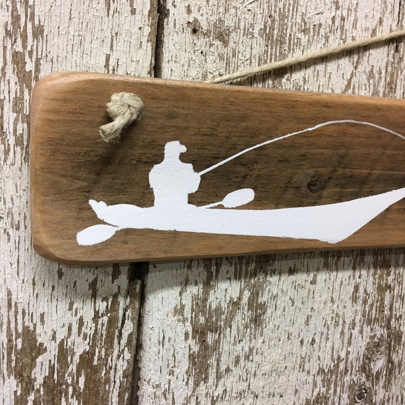 Kayak Fishing Sign Fishing Signs Gift for Kayak Fisherman Etsy
