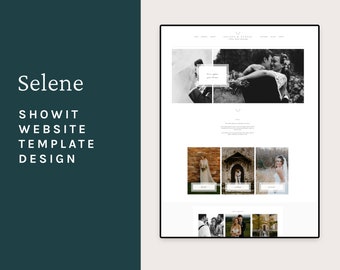 Showit Template for Wedding Photographers - Wedding Photographer Showit 5 Website Design Template  - Classic Showit 5 Template Design