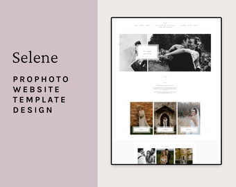 ProPhoto 7 & ProPhoto Website Hosted Template Design, Classic Wedding Photography ProPhoto Theme for Photographers - INSTANT DOWNLOAD