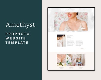 ProPhoto Website Template Design for Wedding Photographers - Photography ProPhoto 7 & ProPhoto Hosted Website Theme - INSTANT DOWNLOAD